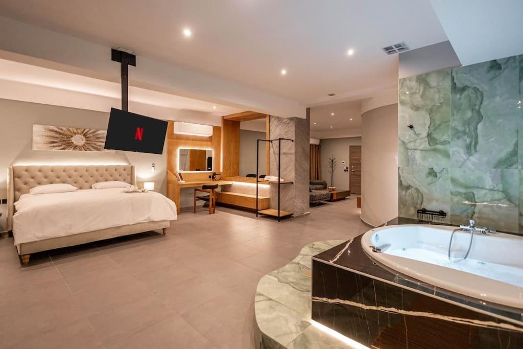 Smaragdi Luxury Jacuzzi Apartment Noho Premium Living Athen Exterior foto